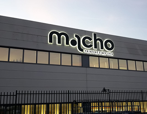 Rótulo Luminoso de Letras Corpóreas para Etiquetas Macho