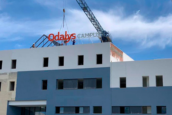 Coronación del edificio Odalys Campus